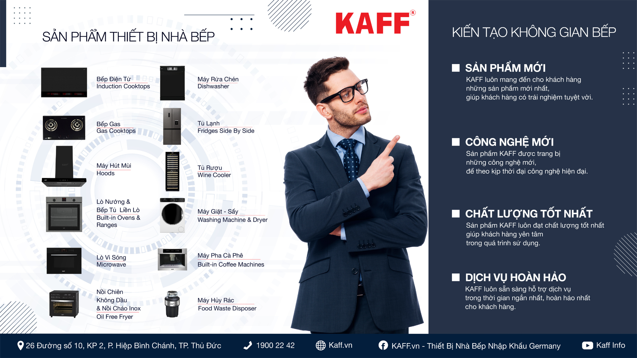 Không gian bếp hoàn hảo KAFF